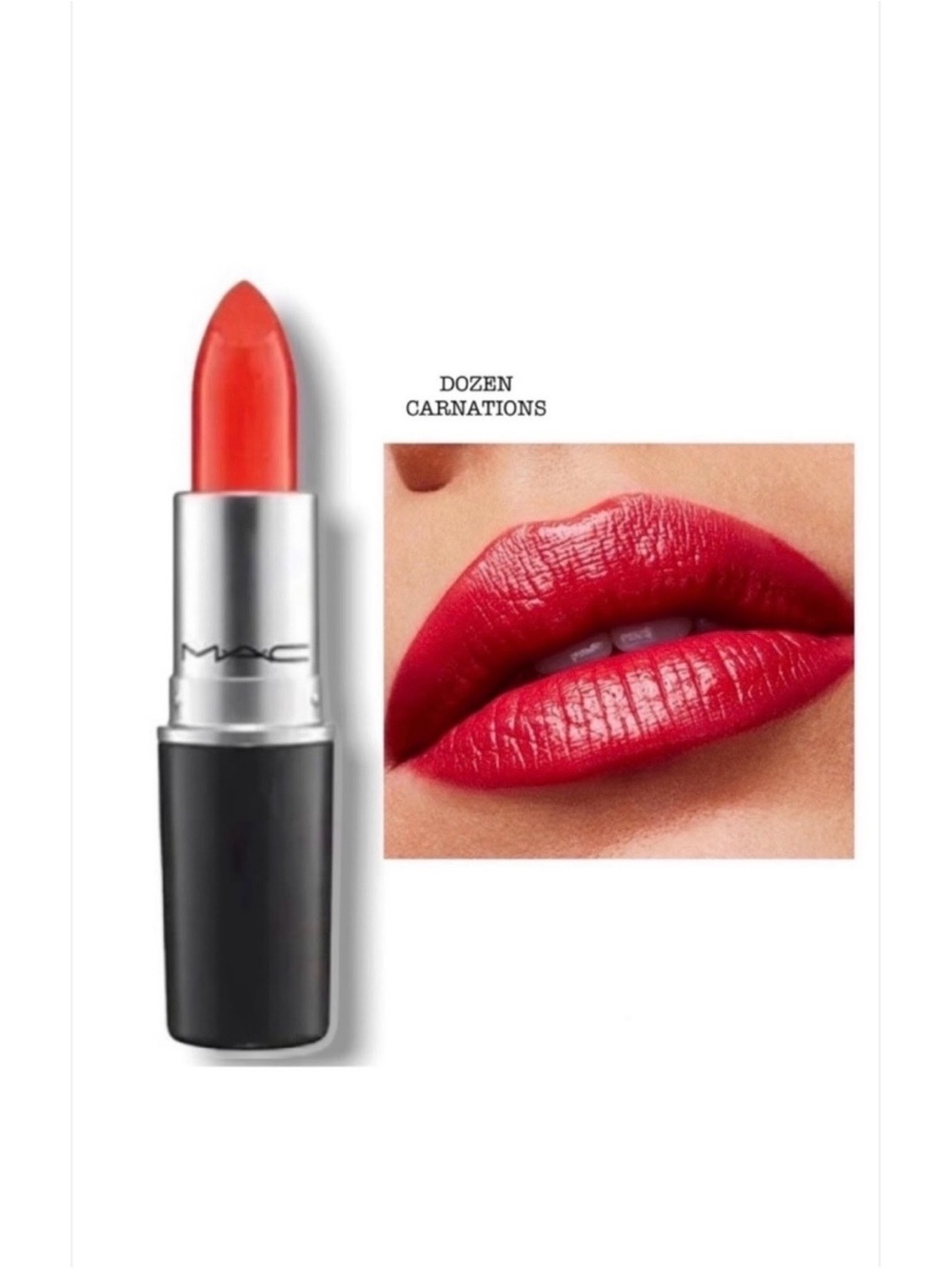 MAC Cosmetics Dozen Carnations Red Lipstick - Vibrant Red Finish
